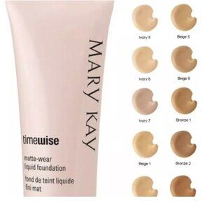 MARY KAY Timewise Matte Wear Liquid‎ Foundation 1oz Ivory 5 038754-New W/O Box